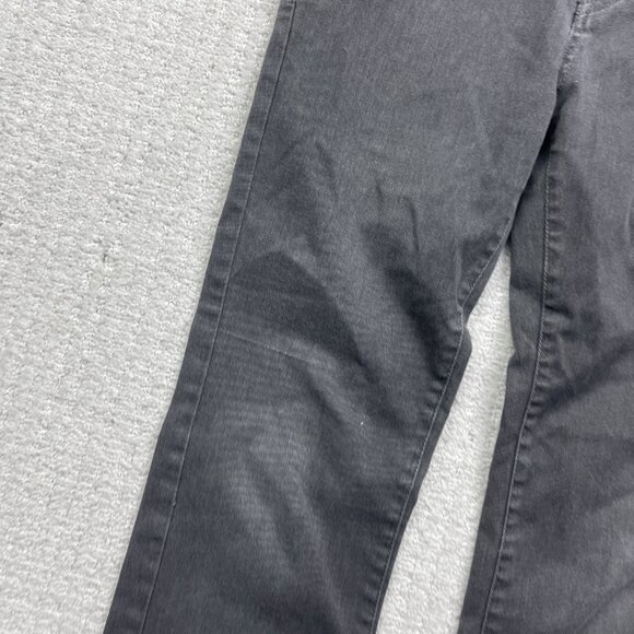 Y2K Volcom Pants Boy 26 / 12 Gray Straight Leg Flat Front Eco Repreve Skater - Picture 5 of 11